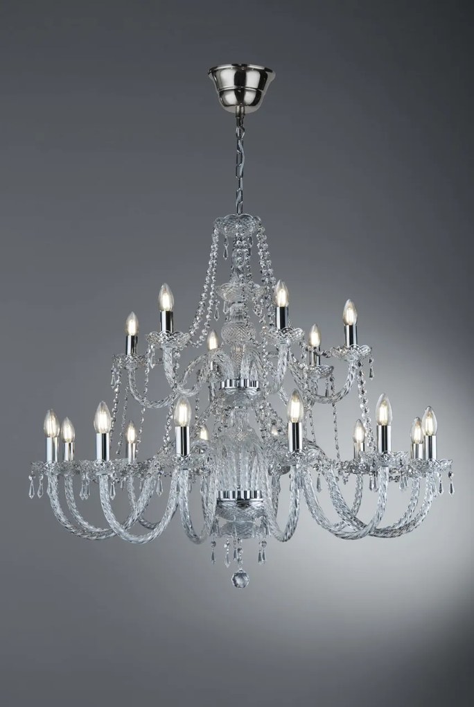 Candelabru XXL casa scarii design clasic Hale 18L 17218-18 SRT