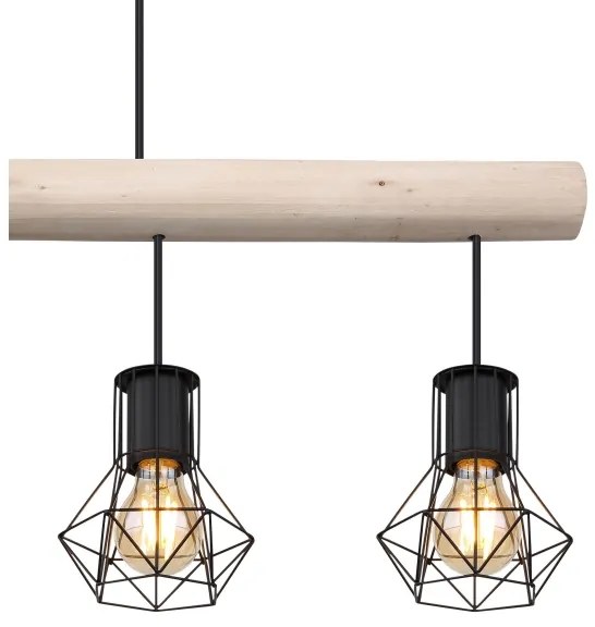 Lustră pe cablu PRISKA 4xE27/40W/230V Globo 54017-4H3