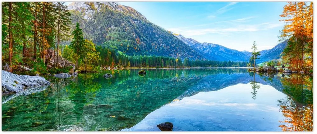 Tablou - Lacul Hintersee (120x50 cm)