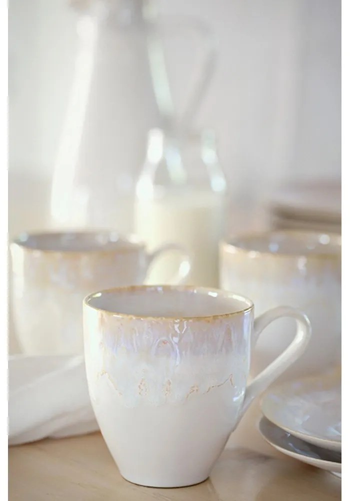 Cană albă din gresie 410 ml Taormina – Casafina