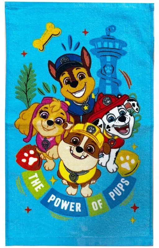 Patrula Cățelușilor Pups Power prosop de mână, prosop de față, prosop 30x50cm