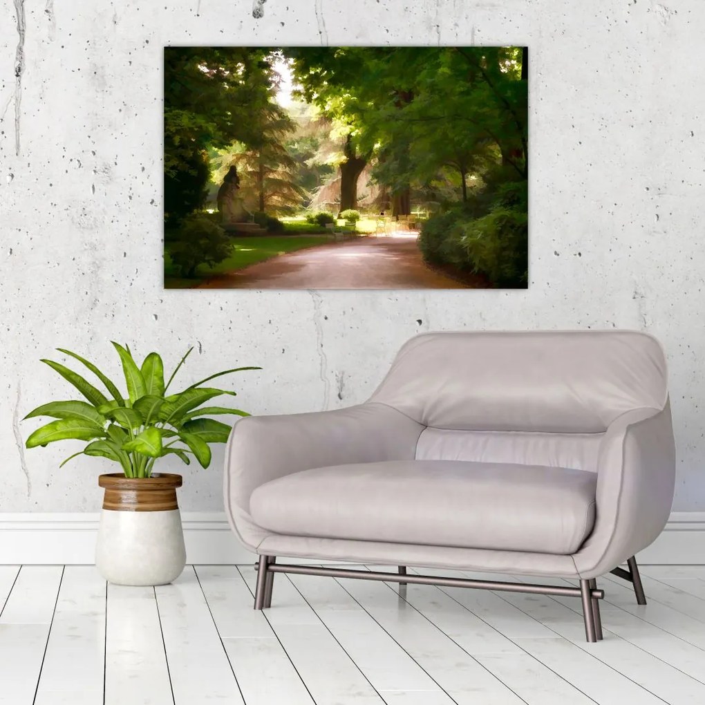 Tablou cu parc (90x60 cm)