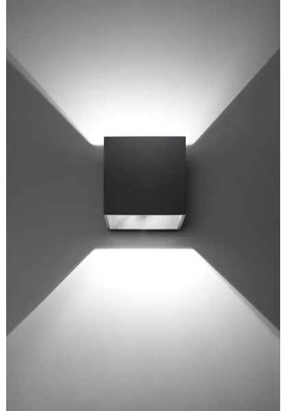 Aplică perete QUAD 1 1xG9/40W/230V negru