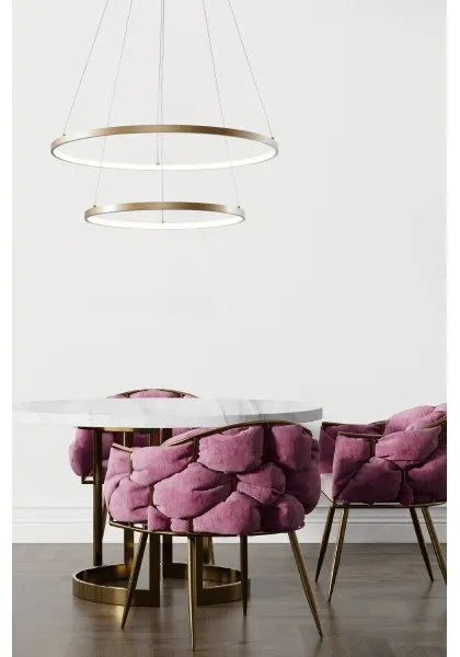 Lustră LED pe cablu Zuma Line 2023200-GD BRENO LED/60W/230V 3000/4000/6000K