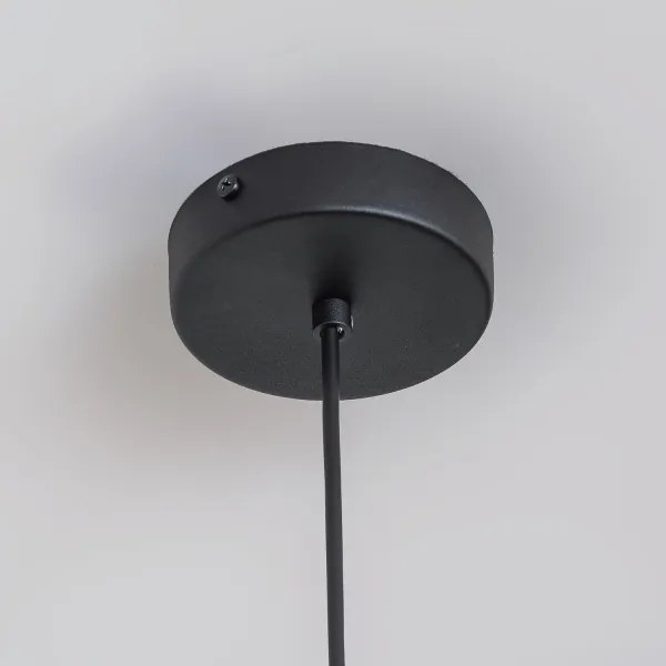 Lustră ETNA II pe cablu, 1xE27/15W/230V, Ø 25 cm, negru
