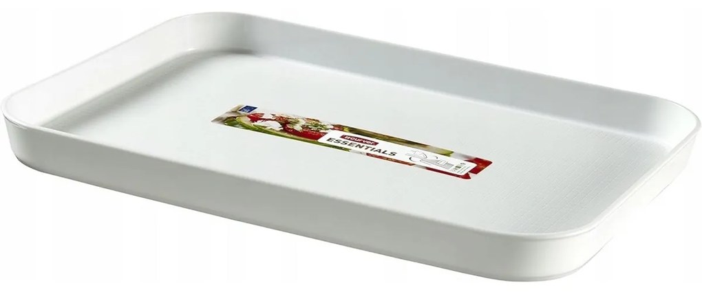 Tavă cu două fețe Curver, 43 x 30,8 x 3,5 cm,alb