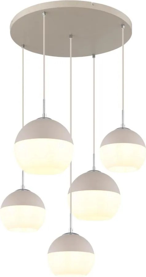 Globo 15999-5HR - Lustră suspendată pe cablu RAGUSA, 5xE27/60W/230V