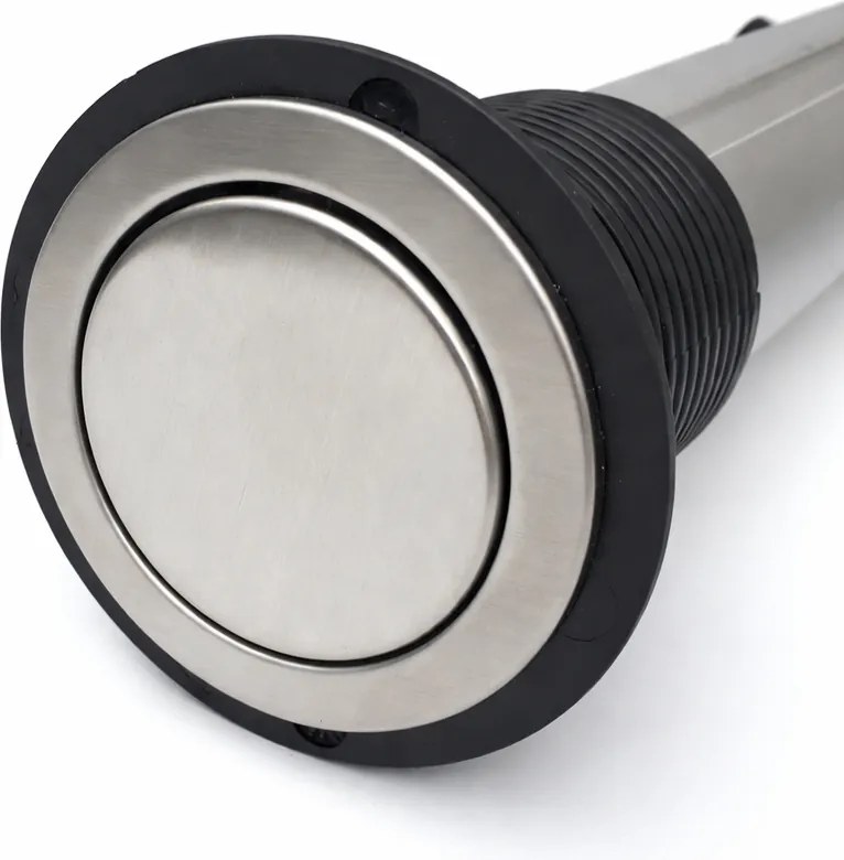 Priză încorporabilă în blat Lift Box Design Light, 3 prize Schuko, inox, D:71 mm Plastic, Inox, D:71 mm; H:285 mm
