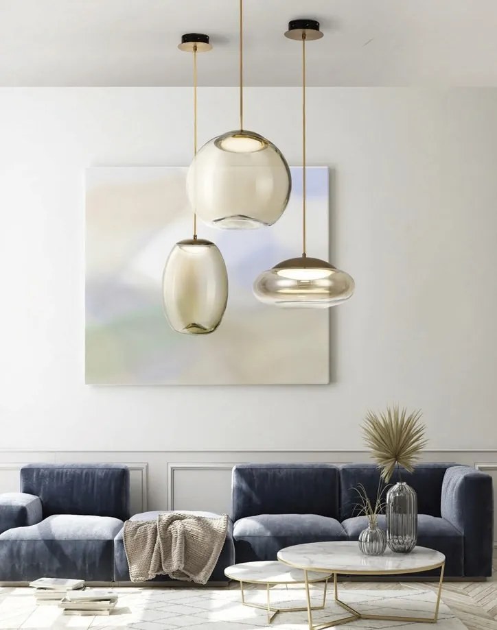 Lustra / Pendul LED design modern 38cm Helena C