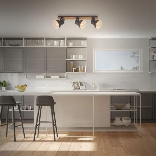 Spot Briloner 2742-035 SPOTLIGHT 3xE27/40W/230V negru