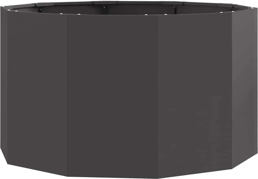 vidaXL Jardinieră Negru 90 x 90 x 50 cm Oțel