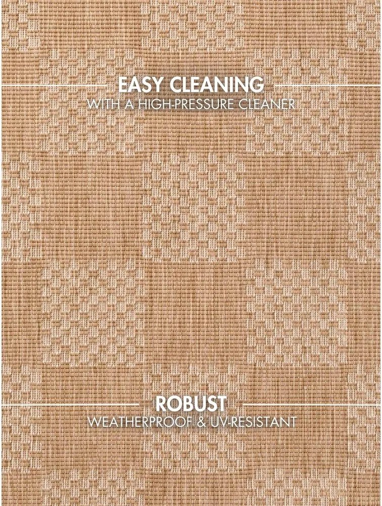 Covor pentru exterior și interior crem/în culoare naturală 200x300 cm Haringey Dorothy – Ted Baker