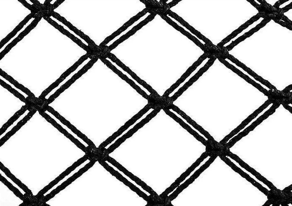 Scaun Rotund Suspendat tip Leagan Pentru Casa sau Gradina HOUSEXL™ ROUND COZY NEST, Cu Franjuri, 120 Kg, Negru