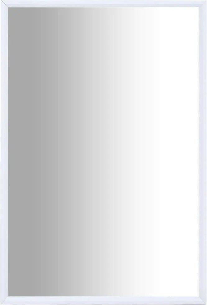 vidaXL Oglindă, alb, 60x40 cm