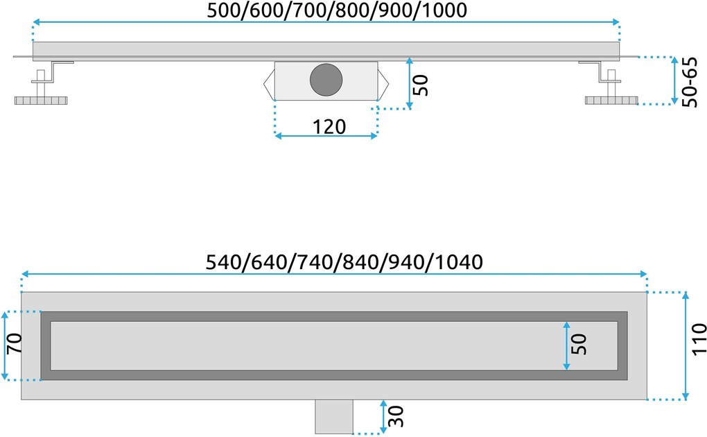 Rigola dus Rea NEOX brush gold 90