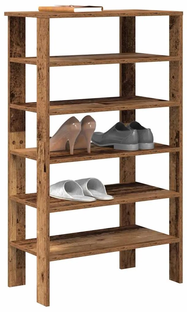 vidaXL Pantofar, Lemn vechi, 61x32x105 cm, lemn compozit