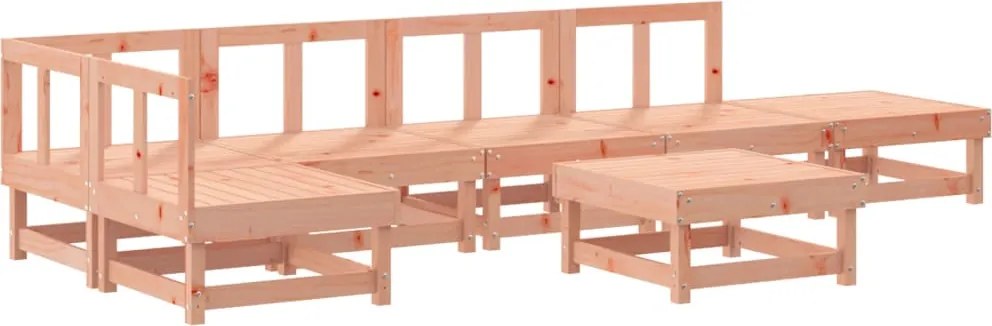 vidaXL Set mobilier de grădină, 7 piese, lemn masiv douglas
