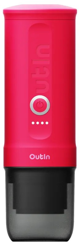 Outin Nano (Crimson Red) - aparat de cafea de călătorie