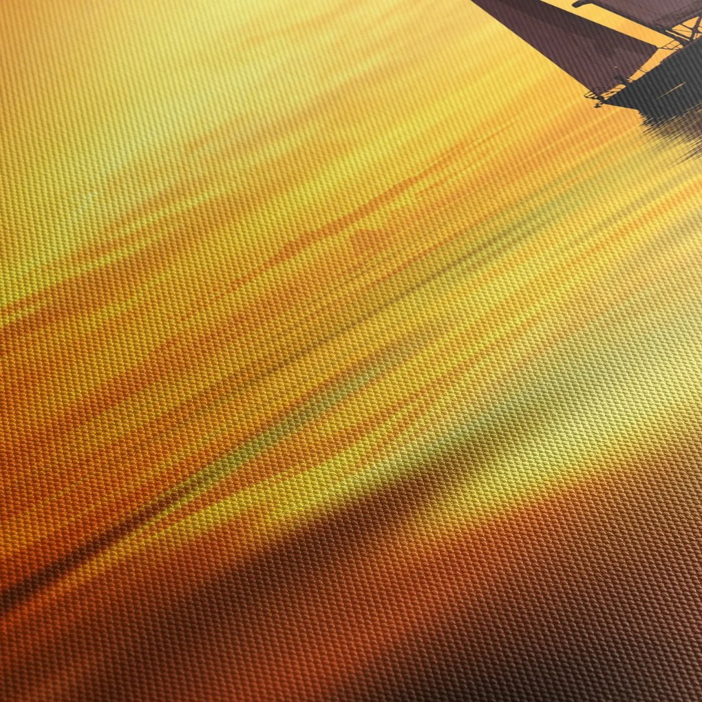 Tablou - Sailboat la apus de soare (70x50 cm)