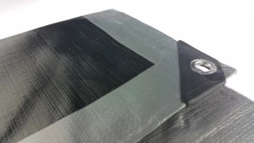 Prelată argintie impermeabilă 3m x 5m