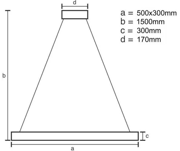 Lustră LED dimabilă pe cablu LED/70W/230V 3000-6500K auriu + telecomandă