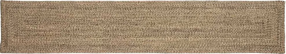 vidaXL Covoare de zonă Dreptunghiular Natural și Negru 60 x 400 cm