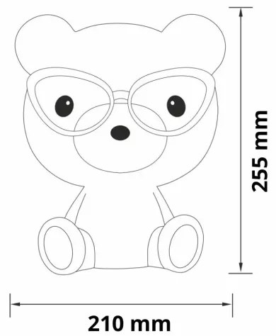 Lampă LED tactilă dimabilă pentru copii BIBI LED/2,5W/3,7V 1200 mAh