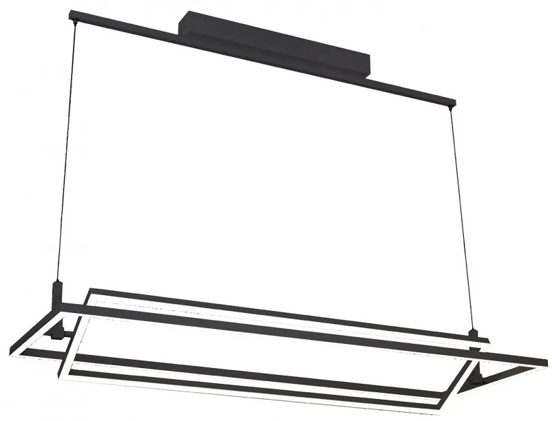 Lustra LED dimabila design modern VIENA black