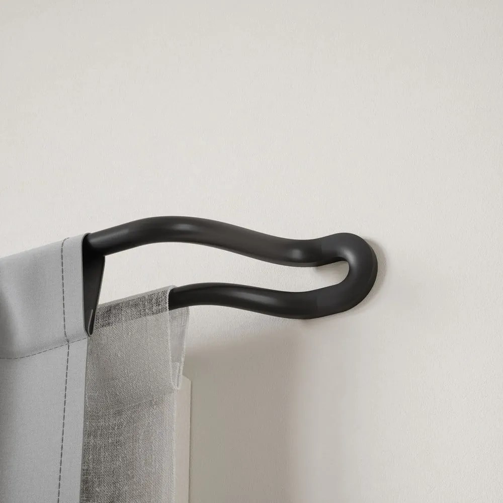 Galerie de perdea extensibilă 107-305 cm din oțel Midnight – Umbra