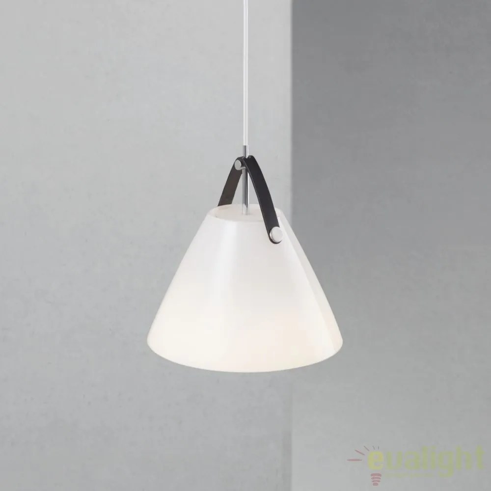 Lustra / Pendul design nordic Strap 27 alb opal 84313001 DFTP