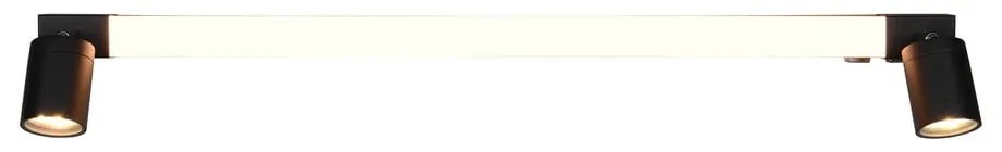 Aplică de perete negru-mat LED Enrico – Trio