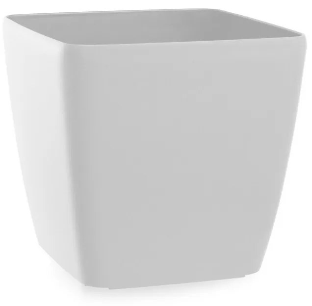 Flower Lover Ghiveci Quadrato Easy matt alb, 18 cm, 18 cm