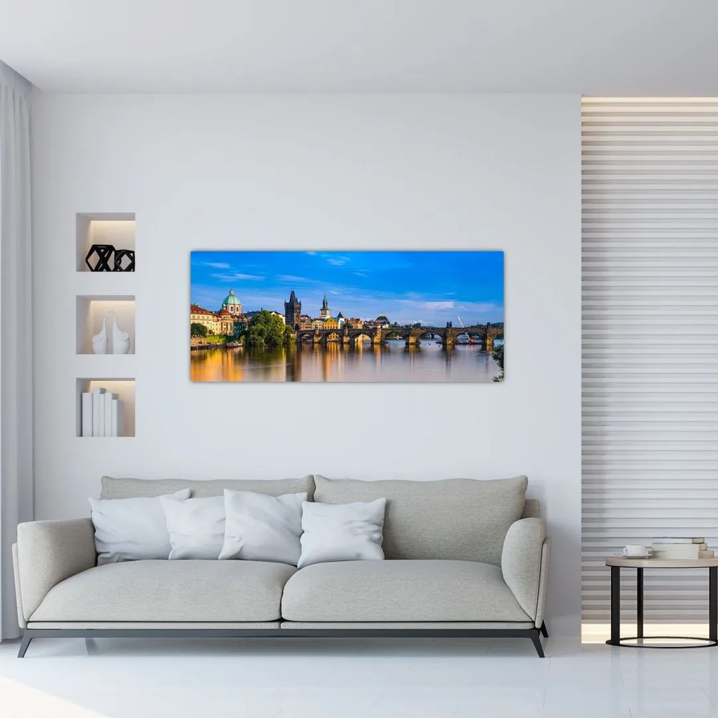 Tablou cu podul Carol (120x50 cm)