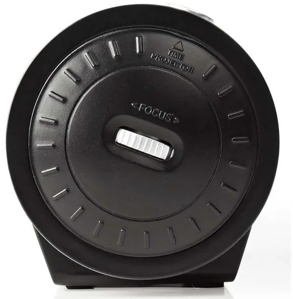 Ceas deșteptător radio cu afișaj LED și proiector 230V Nedis CLAR005BK