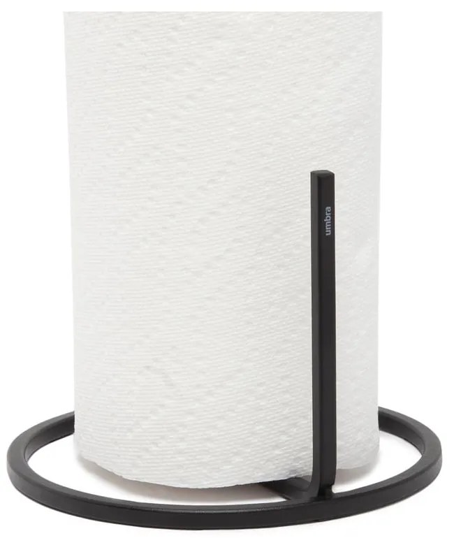 Suport de prosoape de bucătărie negru din oțel ø 17 cm Squire – Umbra