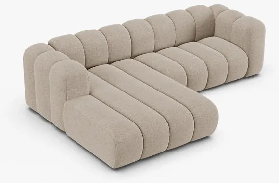 Coltar Lupine 4 locuri chenille Eden L260 cm