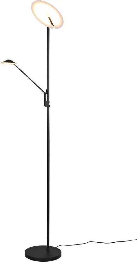 Lampadar negru mat LED cu intensitate reglabilă (înălțime 180 cm) Brantford – Trio