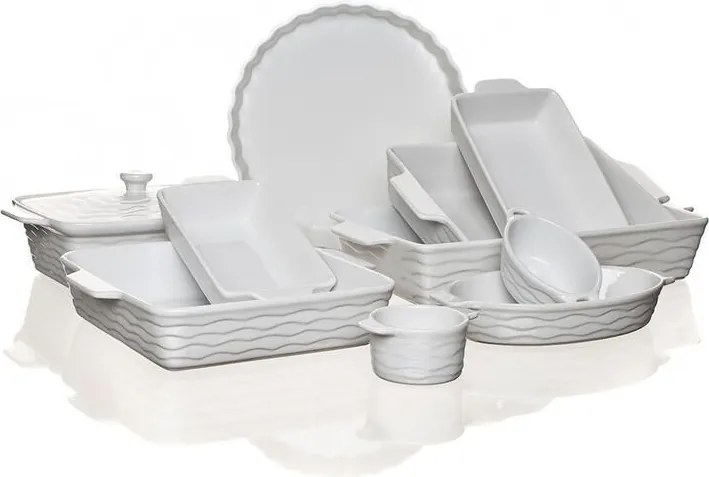 BANQUET Formă dreptunghiulară de copt CULINARIA White 33 x 21 cm
