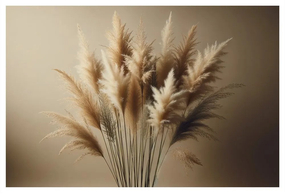 Tablou decor natural cu ierburi