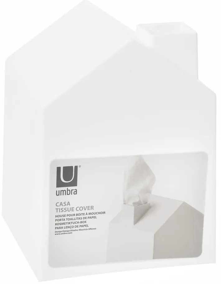 Cutie pentru șervețele din plastic Casa – Umbra