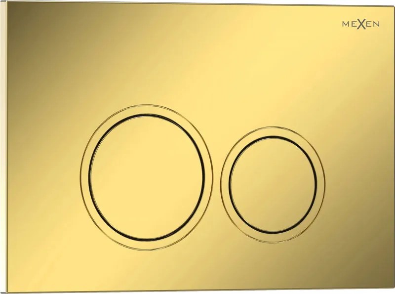 Mexen Tex 01 buton de spălare, auriu șampanie lucios - 6101-08
