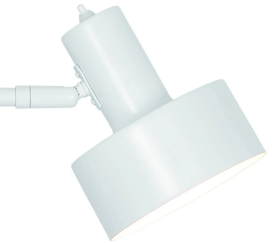 Veioza/ Lampa cu clips/ clema de birou Matis alb