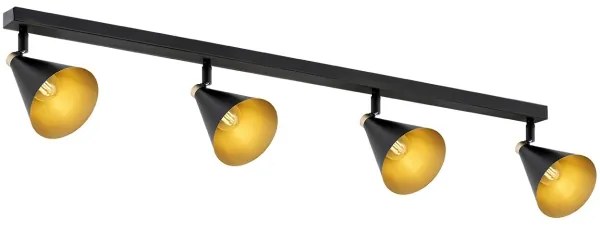 Spot LUCINDA 4xE14/7W/230V negru Argon 1817