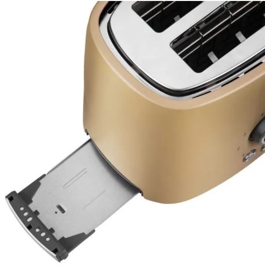 Prăjitor de pâine cu două fante și funcție de încălzire Sencor 1000W/230V bej