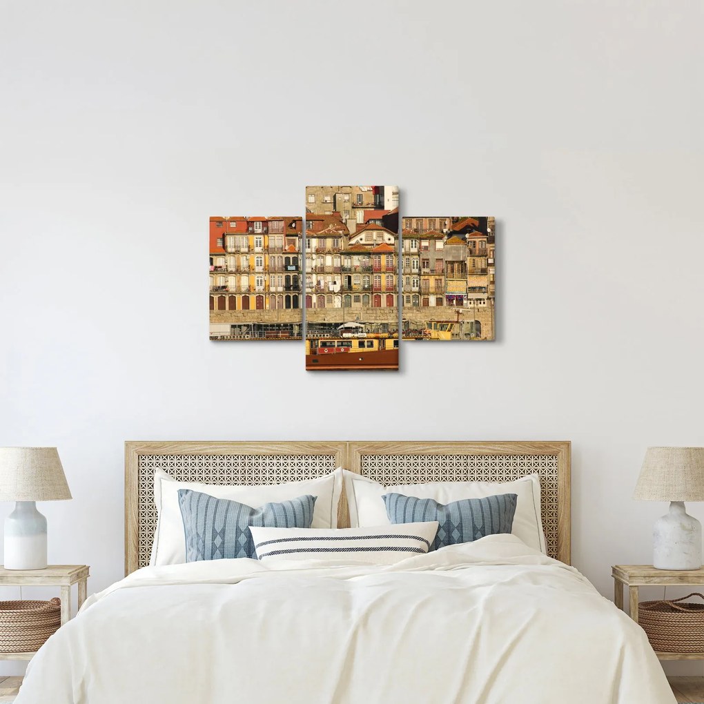 Tablou - Cartierul Waterfront, Portugalia (90x60 cm)