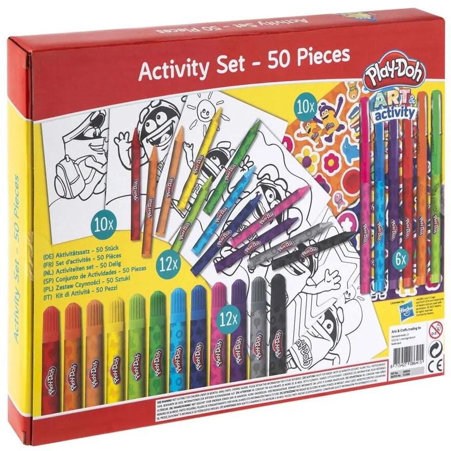 TRUSA MICUTULUI ARTIST - 50 PIESE - PLAY-DOH (160010)