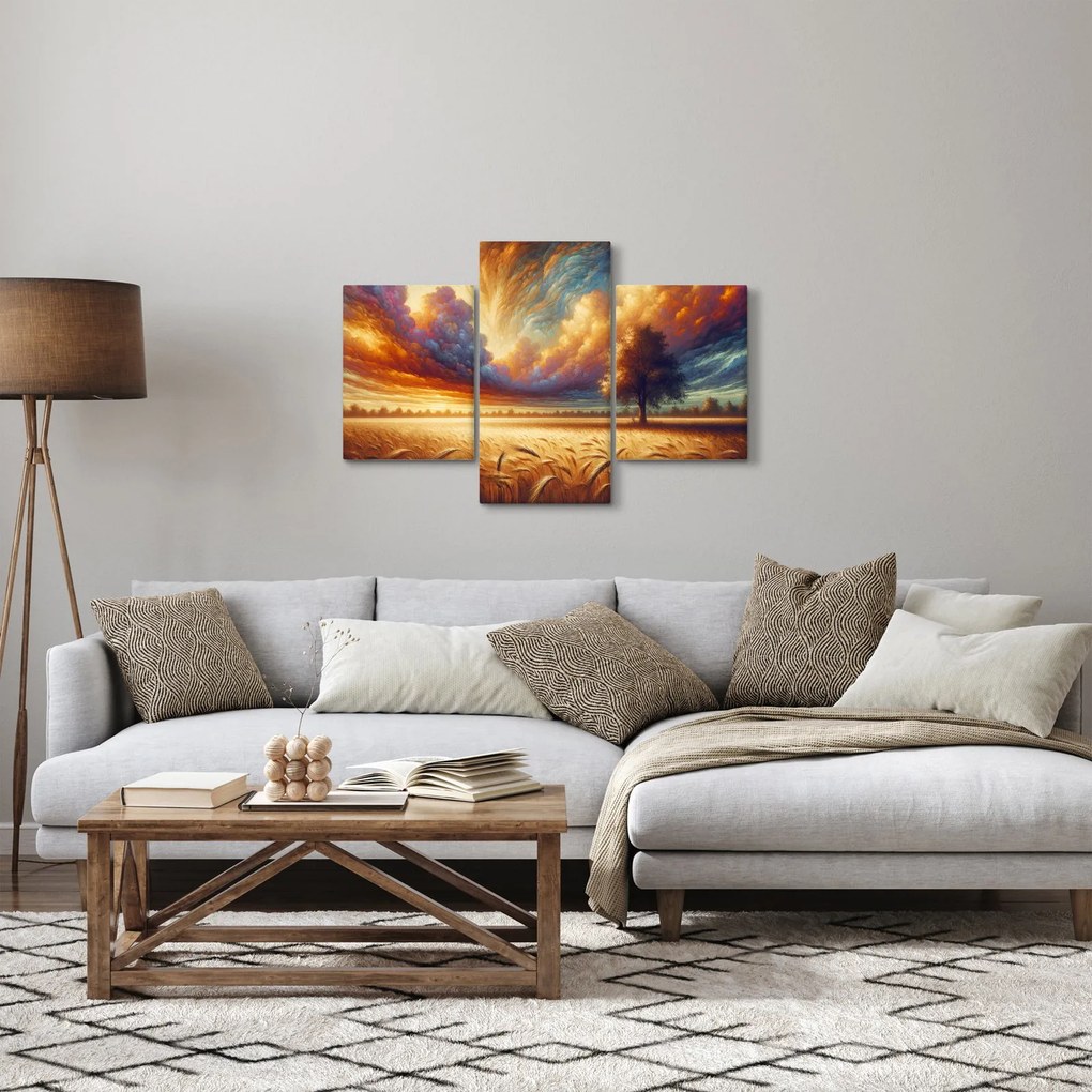 Tablou – Arbore pe câmp (90x60 cm)