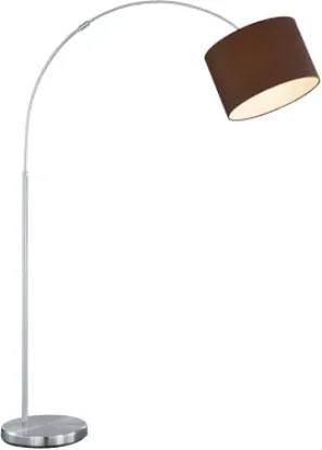 Lampadar, metal, maro, 150-215 cm, 60w