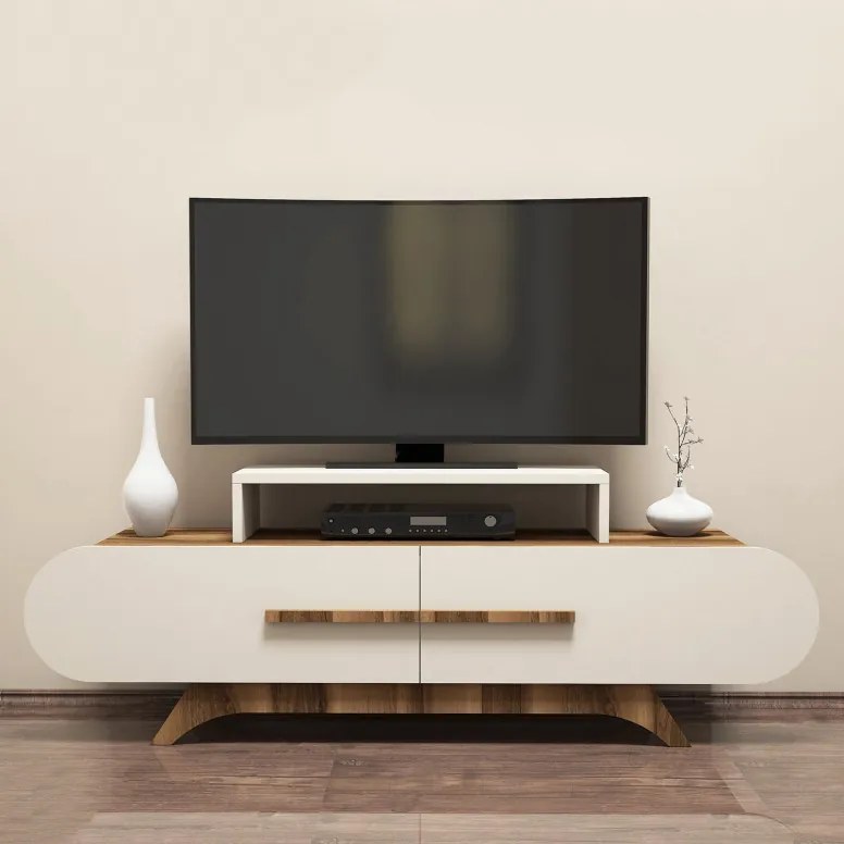 Comoda TV Rose Walnut-Cream