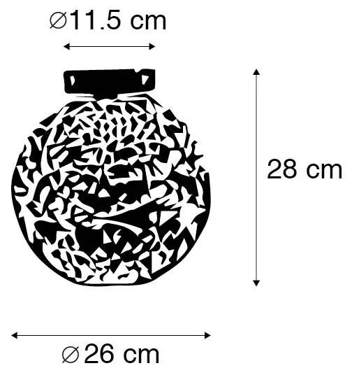 Plafoniera Art Deco aurie - Maro